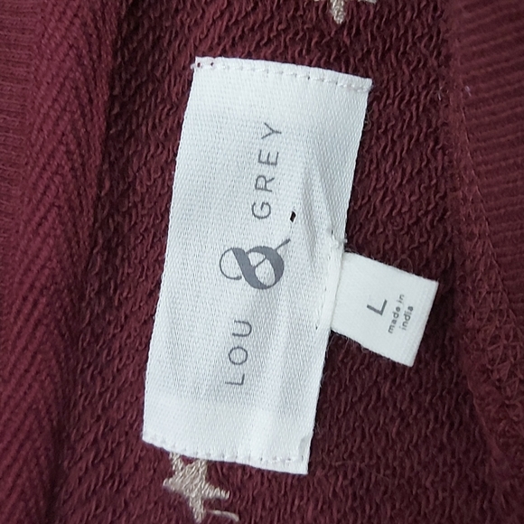 Lou & Grey Embroidered Star Crew Neck Sweater - Picture 8 of 12